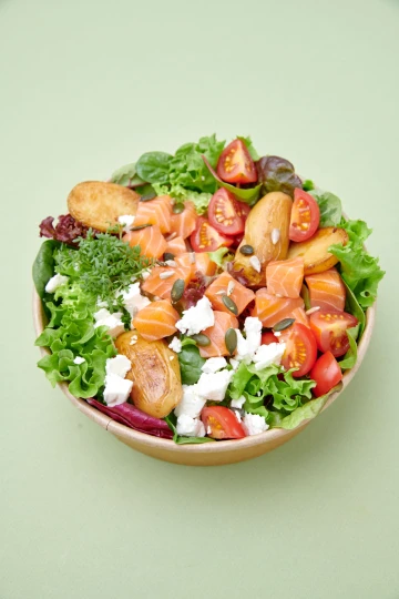Salmon Spring Salad